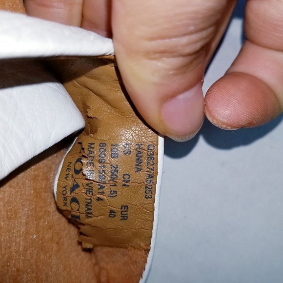 🌸 Coach | Wedge‎ Leather Platform  Sandal - Picture 2 of 10